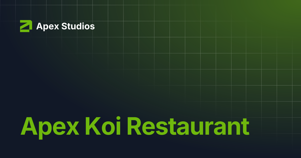 Åpex - Koi HR main image 1